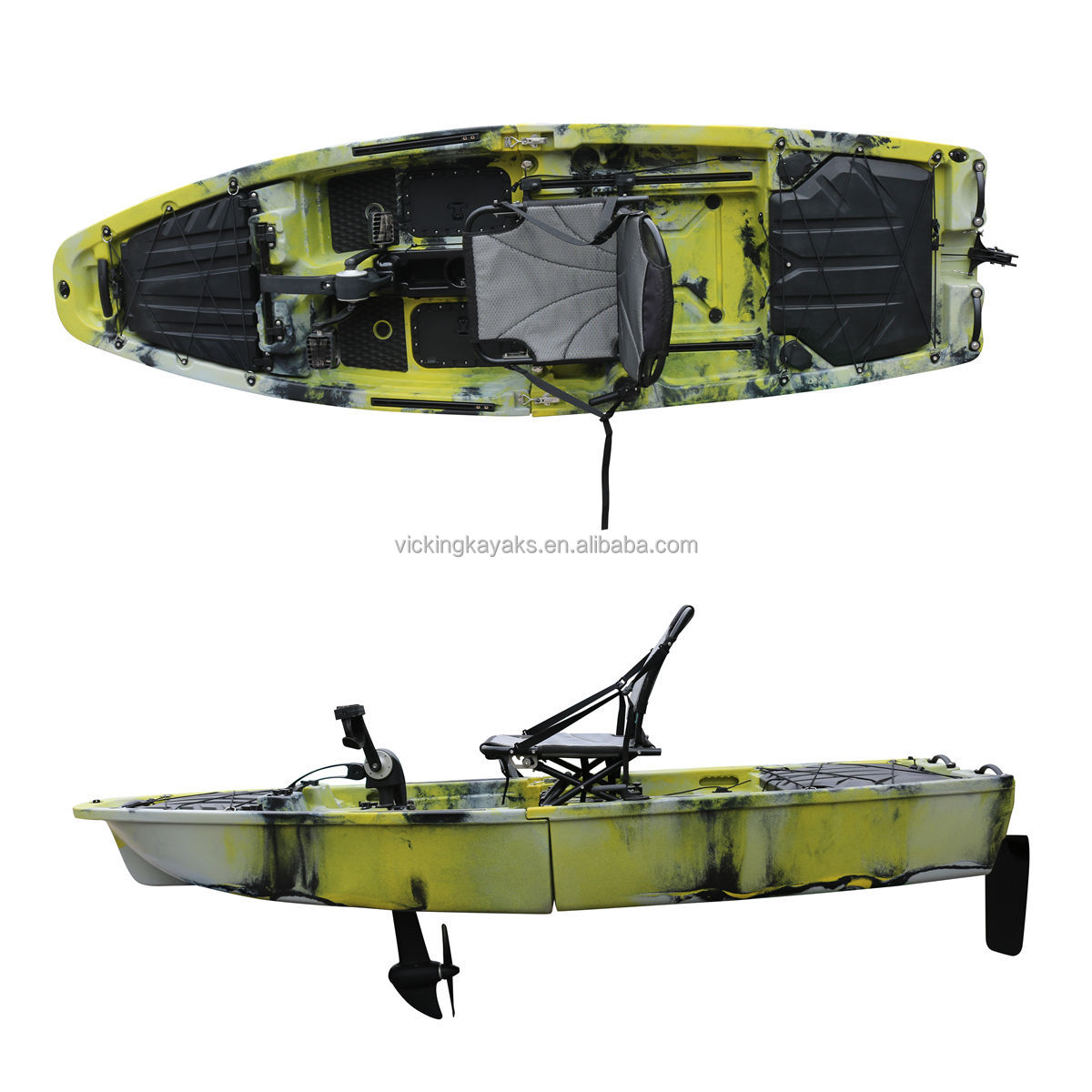Fishing Boat Seat - 14ft Modular Propeller Pedal Drive Two
