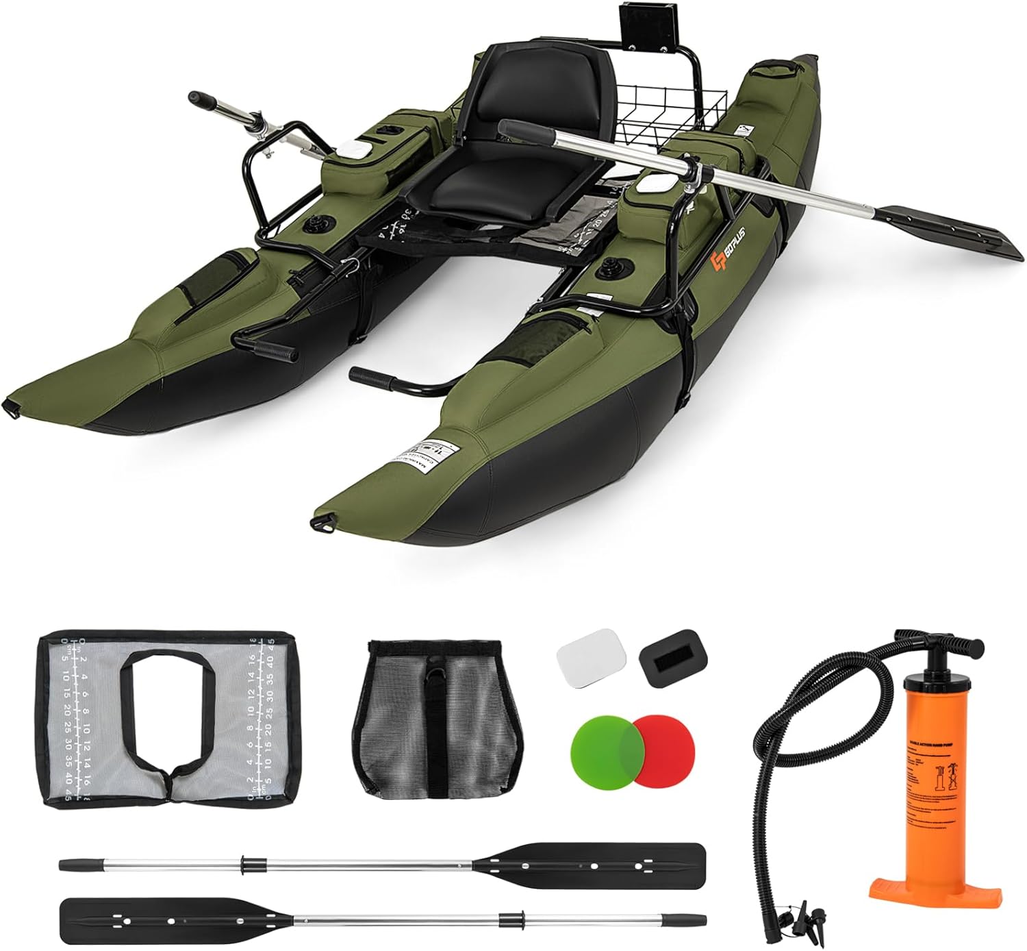 Adult Inflatable Belly Boat wi - đánh giá và giá Fishing Boat Seat