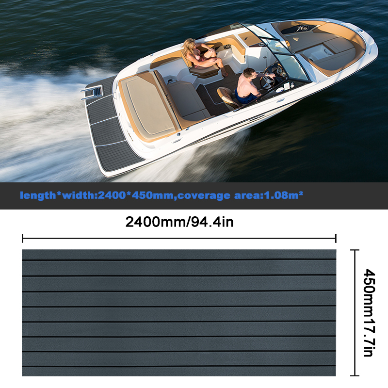 2400*450mm Eva Foam Faux Teak  - đánh giá và giá Fishing Boat Steering Wheel